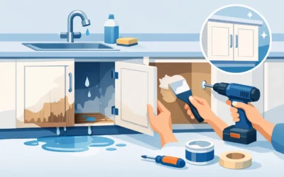 How to Repair Water Damaged Cabinets