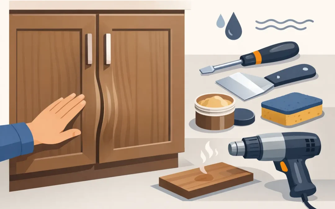 How to Fix Swollen Cabinet Doors Properly