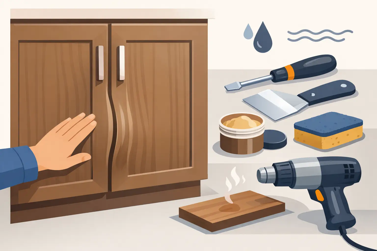How to Fix Swollen Cabinet Doors Properly How to Fix Swollen Cabinet Doors Properly
