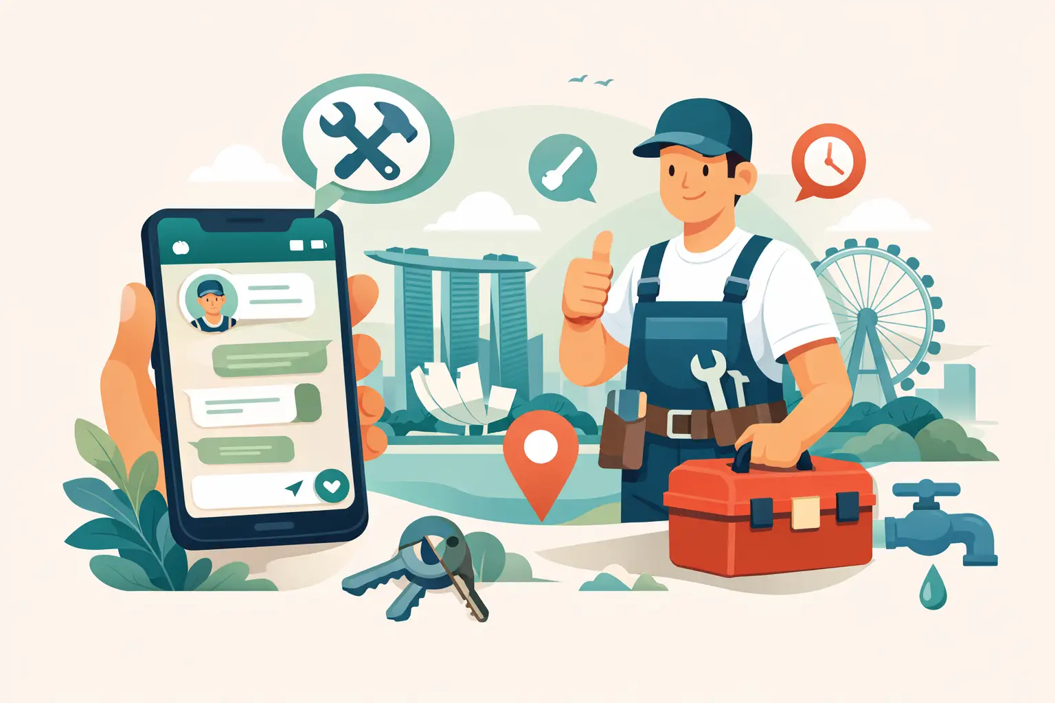 How to Book a Handyman on WhatsApp in Singapore How to Book a Handyman on WhatsApp in Singapore