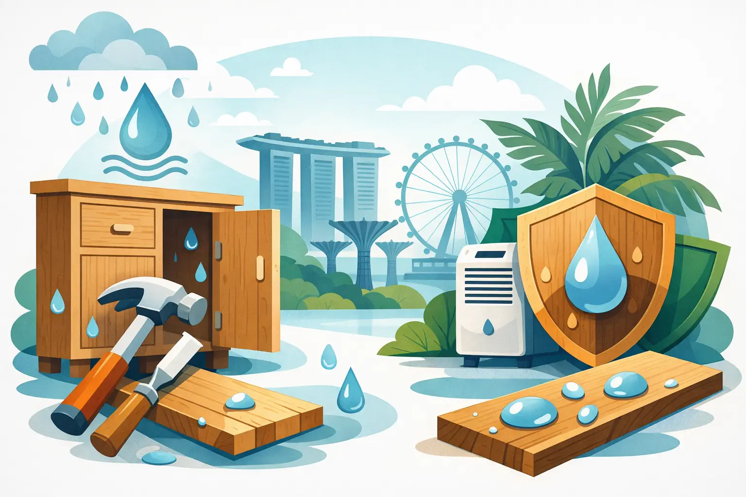 Humidity Proof Carpentry Solutions for Singapore Humidity Proof Carpentry Solutions for Singapore