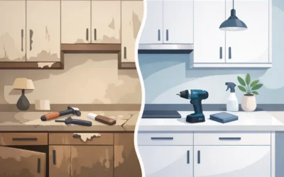 Cabinet Repair Before and After Results