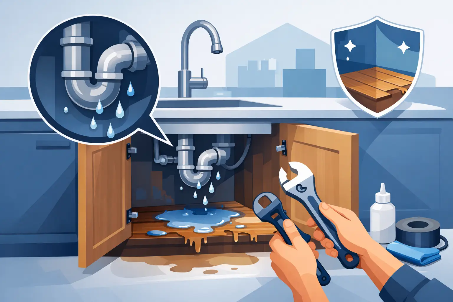 How to Stop Sink Dripping Before Cabinets Rot How to Stop Sink Dripping Before Cabinets Rot