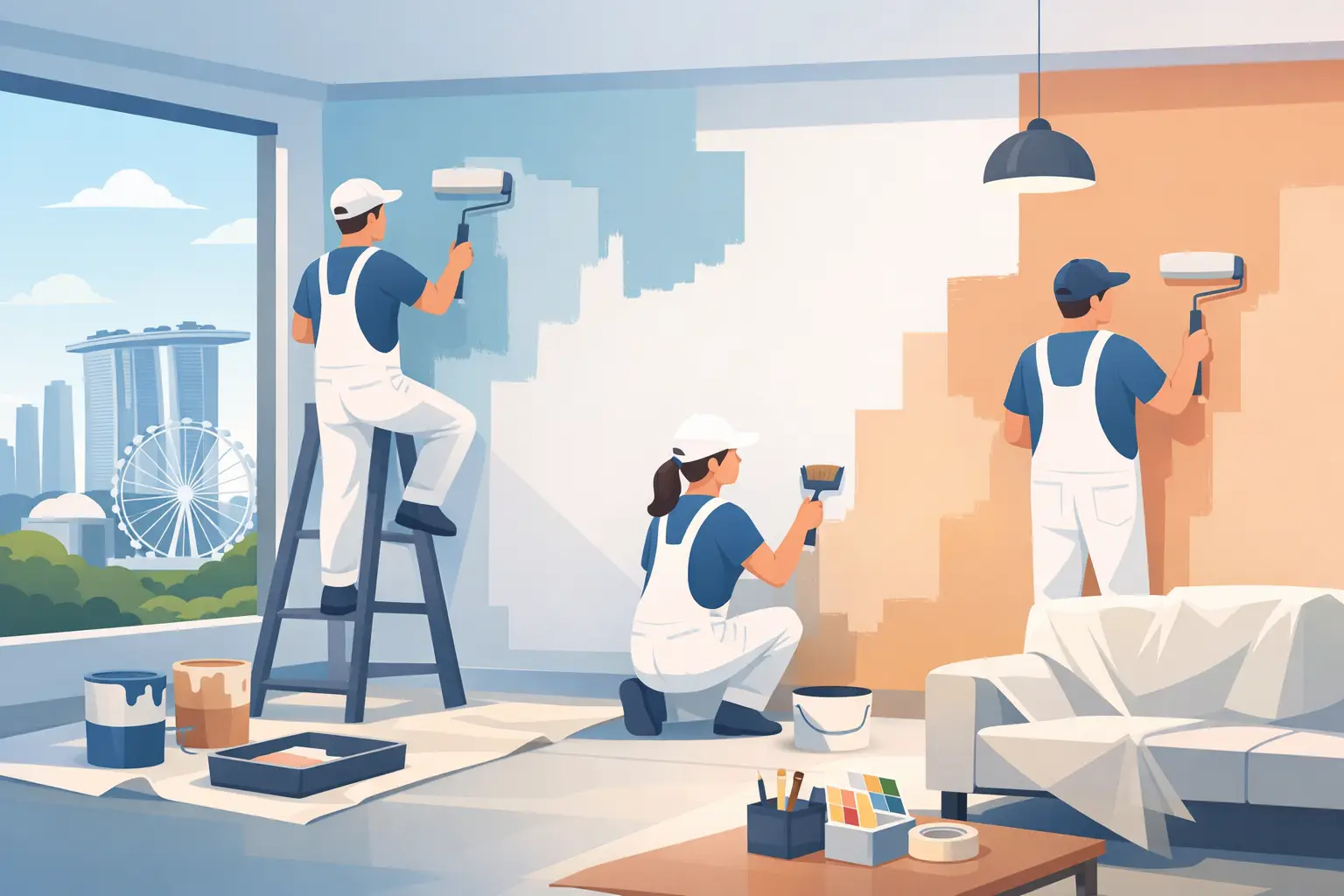 Professional Painting Services for Singapore Homes Professional Painting Services for Singapore Homes