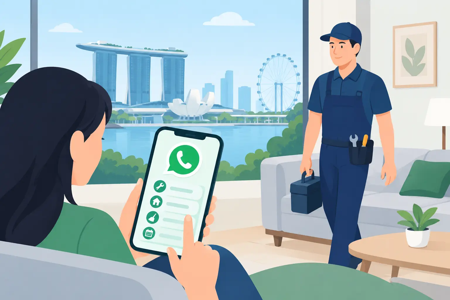 WhatsApp Booking for Home Services Singapore WhatsApp Booking for Home Services Singapore
