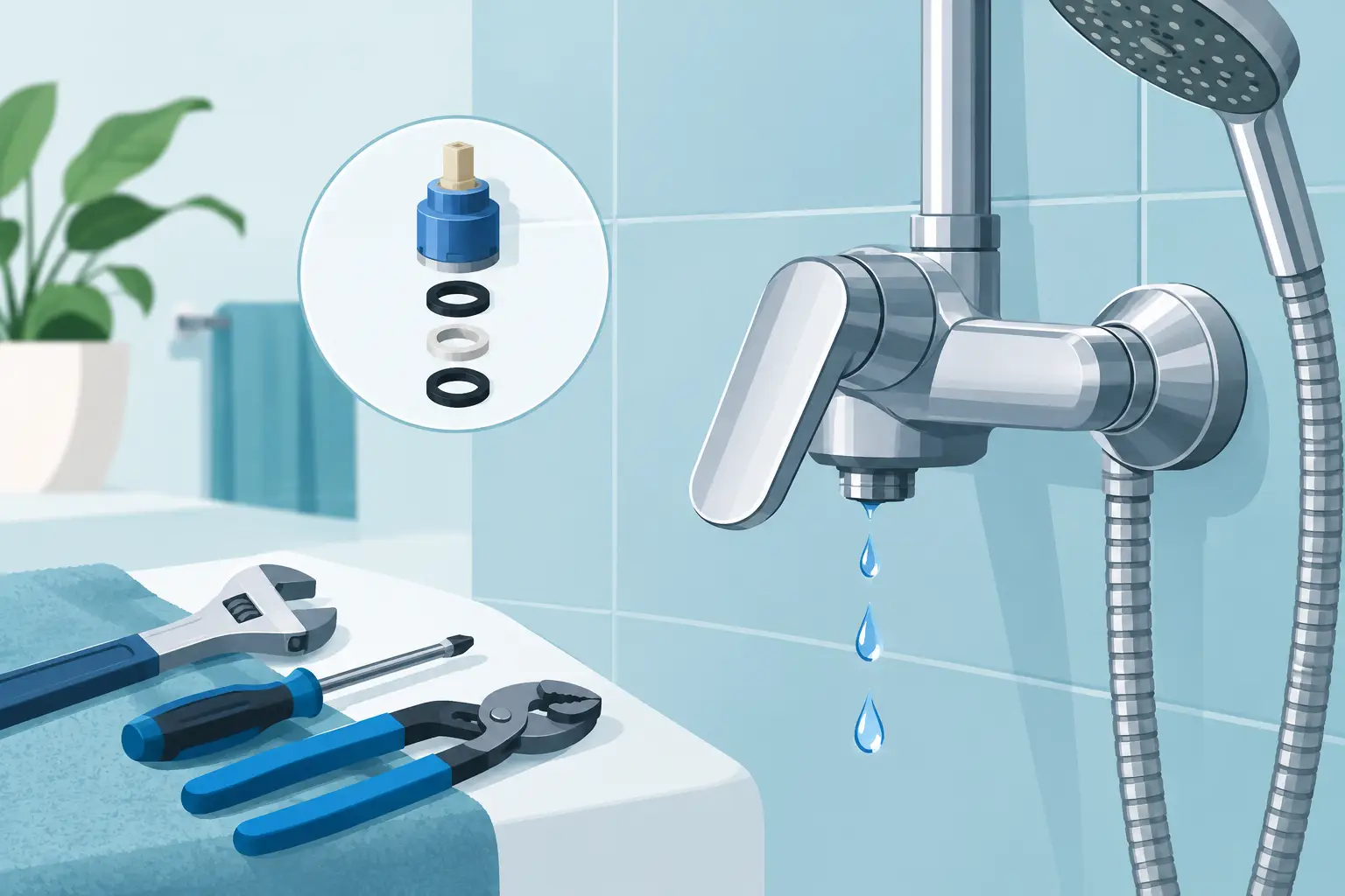 How to Fix Dripping Shower Tap Problems Safely