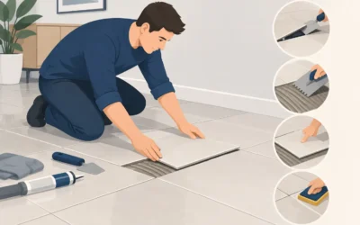 How to fix loose floor tiles without bigger damage