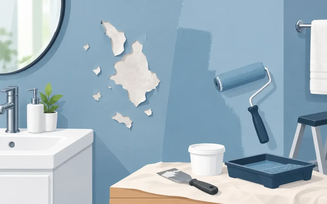 How to Repair Peeling Bathroom Paint Properly