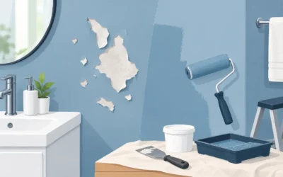 How to Repair Peeling Bathroom Paint Properly