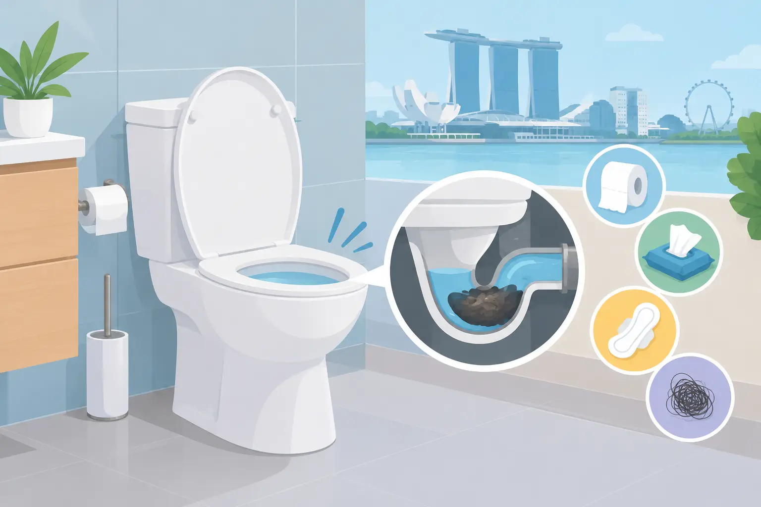 What Causes Toilet Choking in Singapore Homes? What Causes Toilet Choking in Singapore Homes?