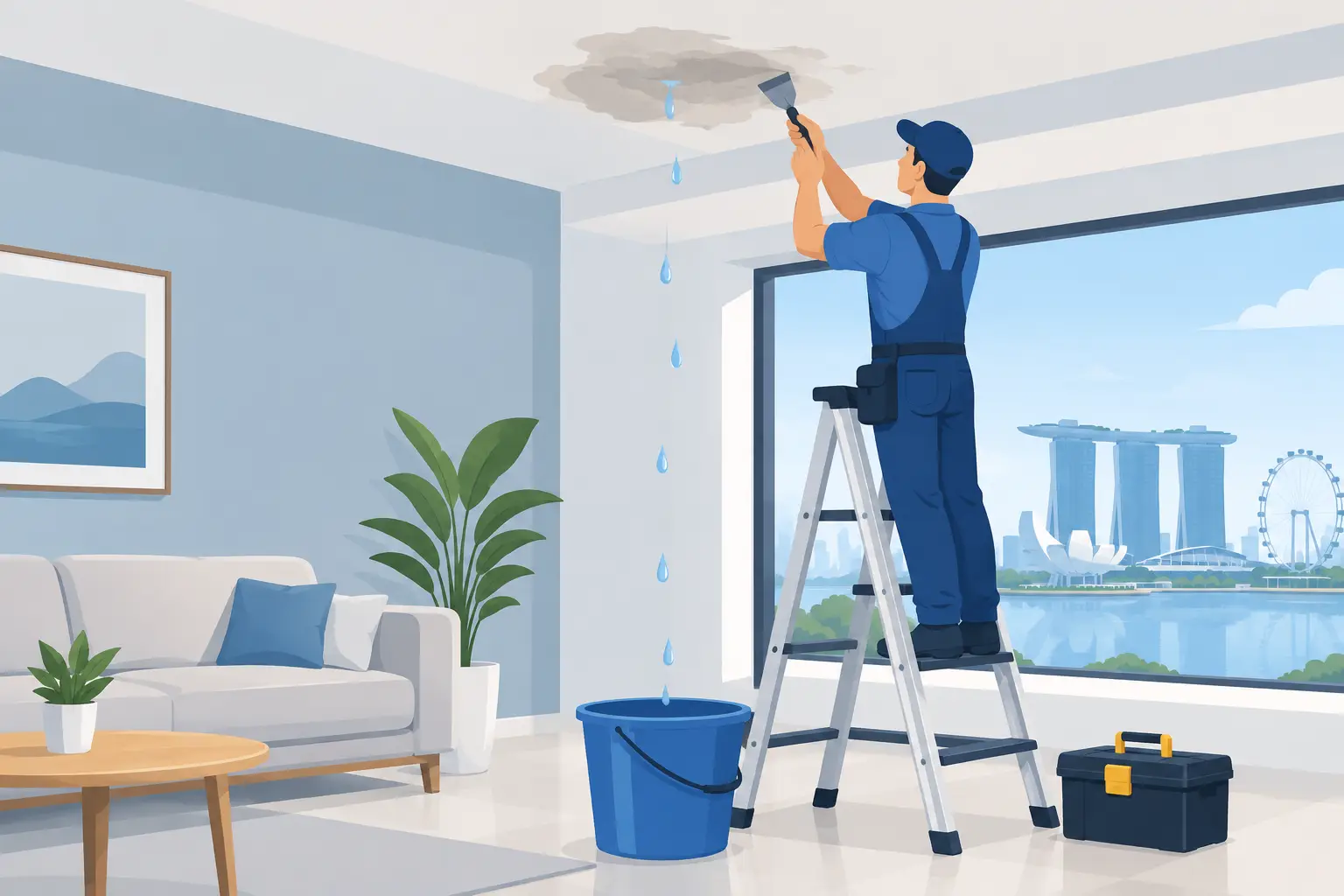 Who Repairs Leaking Ceilings in Singapore? Who Repairs Leaking Ceilings in Singapore?